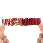 Bracelet de montre en tissu à motif papillon, pour Apple Watch Ultra 49 mm / Series 8&7 45 mm / SE 2&6&SE&5&4 44 mm / 3&2&1 42 mm, pour Apple Watch Series 8&7 41 mm / SE 2&6&SE&5&4 40 mm / 3&2&1 38 mm