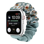 Bracelet de montre en tissu à motif papillon, pour Apple Watch Ultra 49 mm / Series 8&7 45 mm / SE 2&6&SE&5&4 44 mm / 3&2&1 42 mm, pour Apple Watch Series 8&7 41 mm / SE 2&6&SE&5&4 40 mm / 3&2&1 38 mm