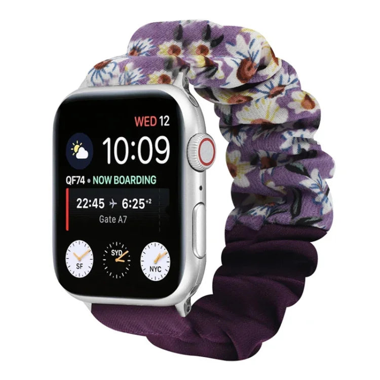 Bracelet de montre en tissu à motif papillon, pour Apple Watch Ultra 49 mm / Series 8&7 45 mm / SE 2&6&SE&5&4 44 mm / 3&2&1 42 mm, pour Apple Watch Series 8&7 41 mm / SE 2&6&SE&5&4 40 mm / 3&2&1 38 mm