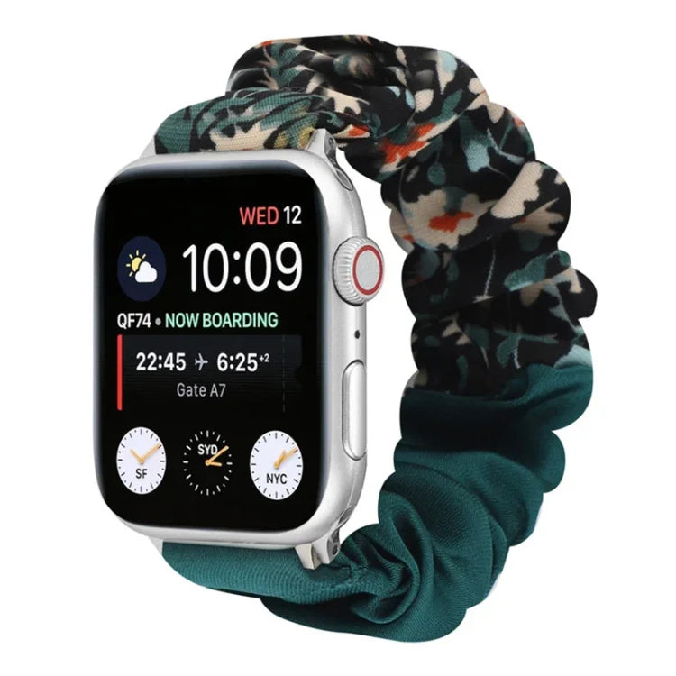 Bracelet de montre en tissu à motif papillon, pour Apple Watch Ultra 49 mm / Series 8&7 45 mm / SE 2&6&SE&5&4 44 mm / 3&2&1 42 mm, pour Apple Watch Series 8&7 41 mm / SE 2&6&SE&5&4 40 mm / 3&2&1 38 mm
