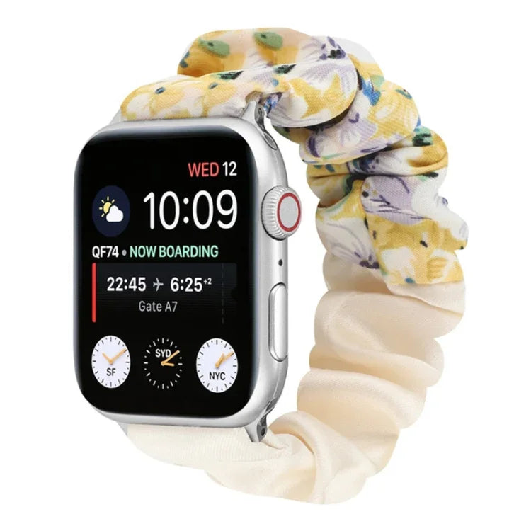 Bracelet de montre en tissu à motif papillon, pour Apple Watch Ultra 49 mm / Series 8&7 45 mm / SE 2&6&SE&5&4 44 mm / 3&2&1 42 mm, pour Apple Watch Series 8&7 41 mm / SE 2&6&SE&5&4 40 mm / 3&2&1 38 mm