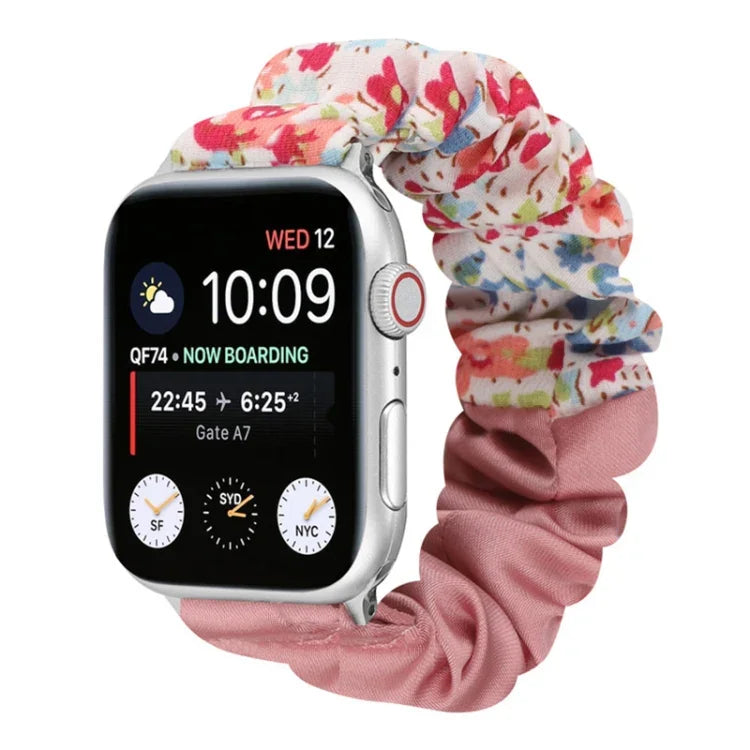 Bracelet de montre en tissu à motif papillon, pour Apple Watch Ultra 49 mm / Series 8&7 45 mm / SE 2&6&SE&5&4 44 mm / 3&2&1 42 mm, pour Apple Watch Series 8&7 41 mm / SE 2&6&SE&5&4 40 mm / 3&2&1 38 mm