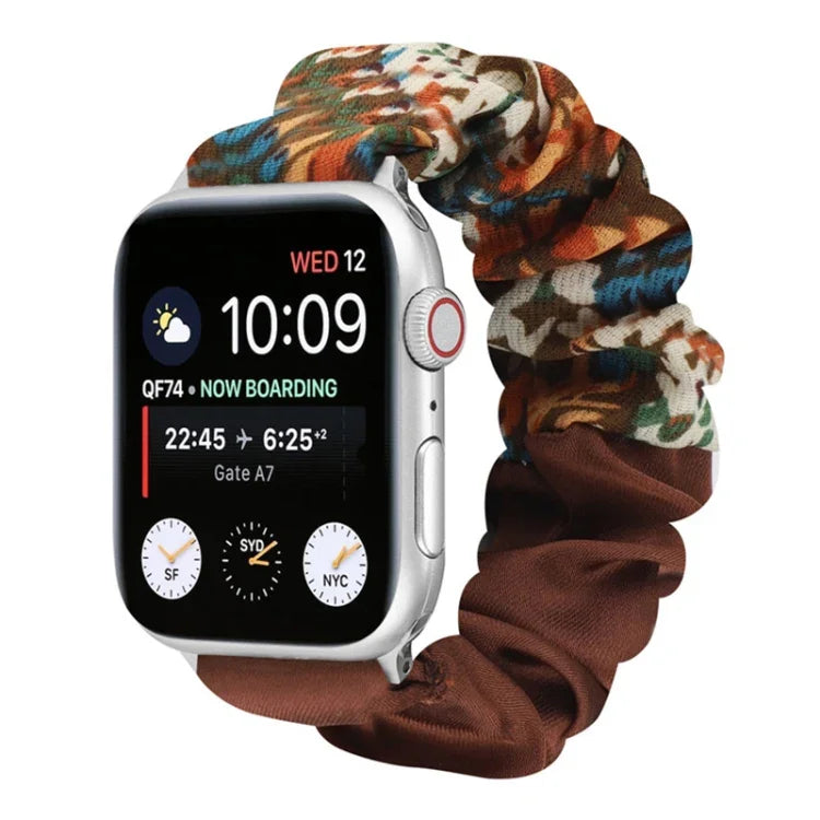 Bracelet de montre en tissu à motif papillon, pour Apple Watch Ultra 49 mm / Series 8&7 45 mm / SE 2&6&SE&5&4 44 mm / 3&2&1 42 mm, pour Apple Watch Series 8&7 41 mm / SE 2&6&SE&5&4 40 mm / 3&2&1 38 mm