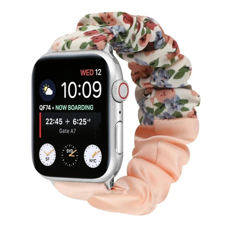 Bracelet de montre en tissu à motif papillon, pour Apple Watch Ultra 49 mm / Series 8&7 45 mm / SE 2&6&SE&5&4 44 mm / 3&2&1 42 mm, pour Apple Watch Series 8&7 41 mm / SE 2&6&SE&5&4 40 mm / 3&2&1 38 mm