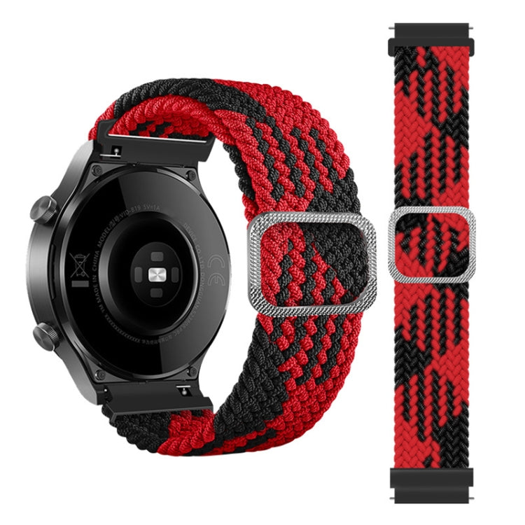 Bracelet de rechange réglable en nylon tressé et élastique pour Samsung Galaxy Watch Active2 40mm, pour Samsung Galaxy Watch Active, pour Samsung Galaxy Watch Active2 44mm