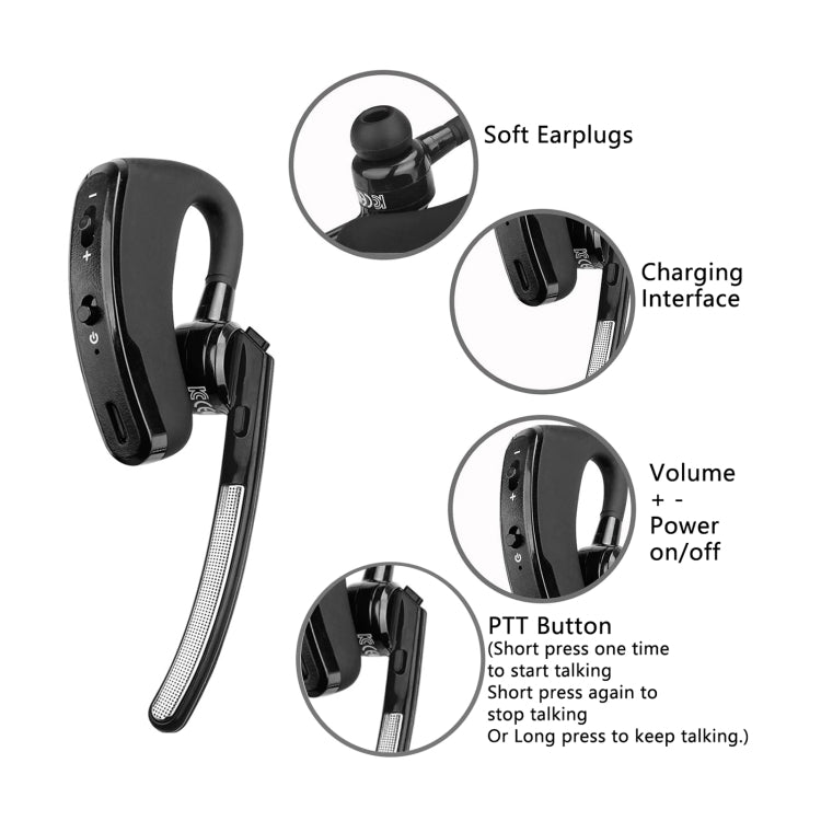 Radio bidirectionnelle portable Bluetooth RETEVIS RB637 EU fréquence PMR446 16CHS sans licence, RB637