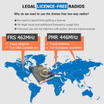 Radio bidirectionnelle portable Bluetooth RETEVIS RB637 EU fréquence PMR446 16CHS sans licence, RB637