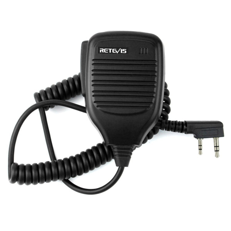 RETEVIS C9001 Microphone Haut-Parleur PTT Portable 2 Broches, C9001