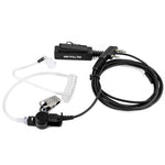 RETEVIS TK Clip long 2 broches Guide d'air Tube acoustique discret Écouteur Haut-parleur Microphone pour H-777 / RT-5R / RT-5RV / RT-B6, TK Clip long