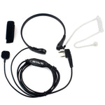 RETEVIS TK Gorge PTT Tube acoustique discret Écouteur Haut-parleur Microphone pour H-777 / RT-5R / RT-5RV / RT-B6, TK Gorge