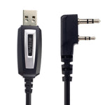 RETEVIS TK3107 Câble adaptateur de programmation USB 2 broches pour écriture de fréquence, TK3107