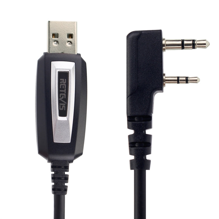 RETEVIS TK3107 Câble adaptateur de programmation USB 2 broches pour écriture de fréquence, TK3107