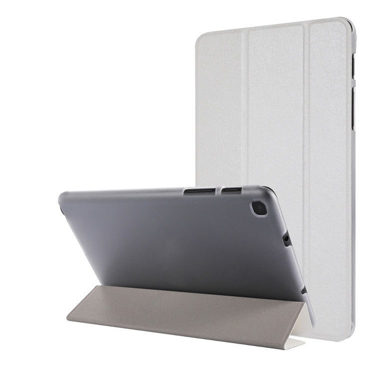 Silk Texture Three-fold Horizontal Flip Leather Case with Holder & Pen Slot, For Samsung Galaxy Tab A7 Lite 8.7 T220 / T225, For iPad Air 13 2025 / 2024 / iPad Pro 12.9 2022 / 2021, For iPad Pro 11 (2021)