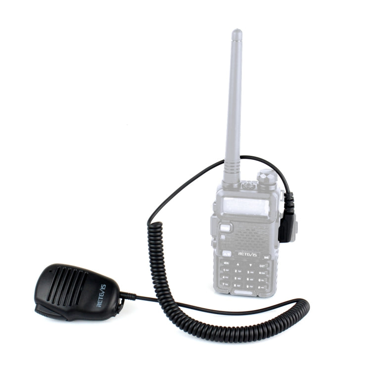 RETEVIS C9021A Microphone haut-parleur PTT portable 2 broches, HK008