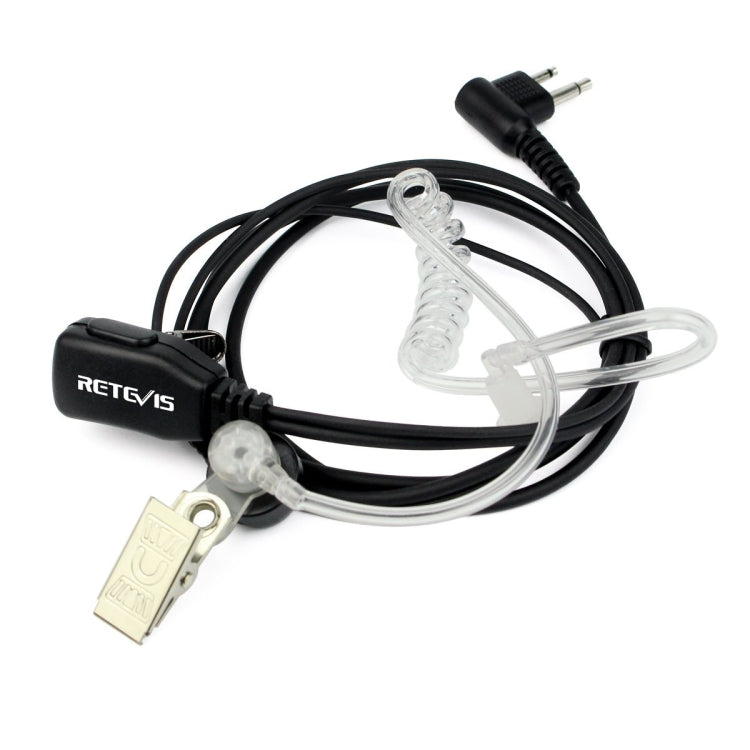 RETEVIS C9025 M Microphone écouteur tube acoustique discret réduction de bruit PTT 2 broches, C9025