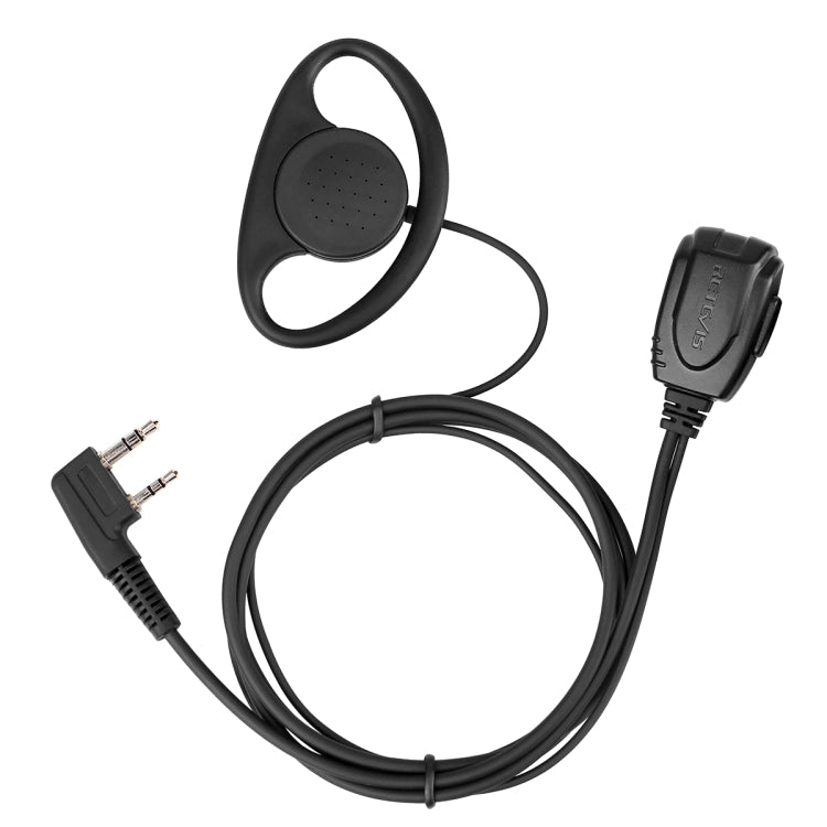 Micro-casque à oreillette RETEVIS RE-3224 K 2 broches type D pour H777/RT21/RT22/RT24/RT1/RT3/RT81, RE-3224