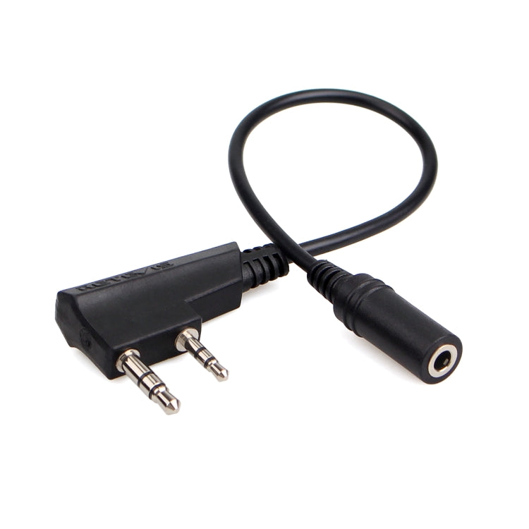 Câble de transfert audio pour téléphone portable RETEVIS TCK01 Kenwood 2 broches vers 3,5 mm femelle pour RT21/RT22/RT24/RT7/RT27/H777, TCK01