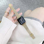Bracelet de montre de remplacement en acier à sept perles de couleur assortie, pour Apple Watch Series 7 41 mm / & 6 & SE & 5 & 4 40 mm, pour Apple Watch Series 7 45 mm / & 6 & SE & 5 & 4 44 mm