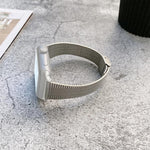 Bracelet de rechange en acier avec boucle, pour Apple Watch Series 7 41mm / & 6 & SE & 5 & 4 40mm, pour Apple Watch Series 7 45mm / & 6 & SE & 5 & 4 44mm