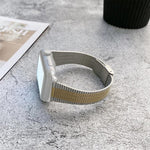 Bracelet de rechange en acier avec boucle, pour Apple Watch Series 7 41mm / & 6 & SE & 5 & 4 40mm, pour Apple Watch Series 7 45mm / & 6 & SE & 5 & 4 44mm