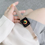 Bracelet de montre en acier à double ligne, pour Apple Watch Series 7 41mm / & 6 & SE & 5 & 4 40mm, pour Apple Watch Series 7 45mm / & 6 & SE & 5 & 4 44mm