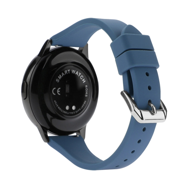 T-shaped Buckle Silicone Replacement Strap Watchband, 20mm, 22mm