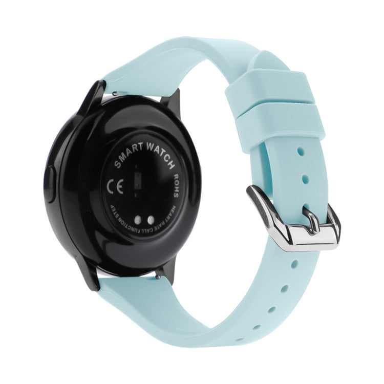 T-shaped Buckle Silicone Replacement Strap Watchband, 20mm, 22mm