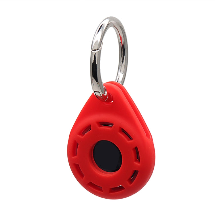 Étui de protection antichoc anti-rayures en gel de silice souple avec anneau porte-clés, pour AirTag