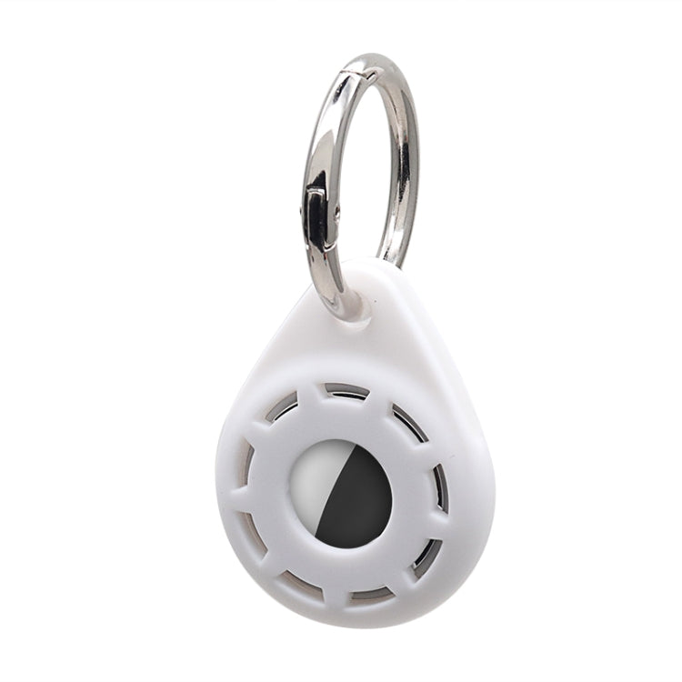 Étui de protection antichoc anti-rayures en gel de silice souple avec anneau porte-clés, pour AirTag