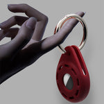 Étui de protection antichoc anti-rayures en gel de silice souple avec anneau porte-clés, pour AirTag