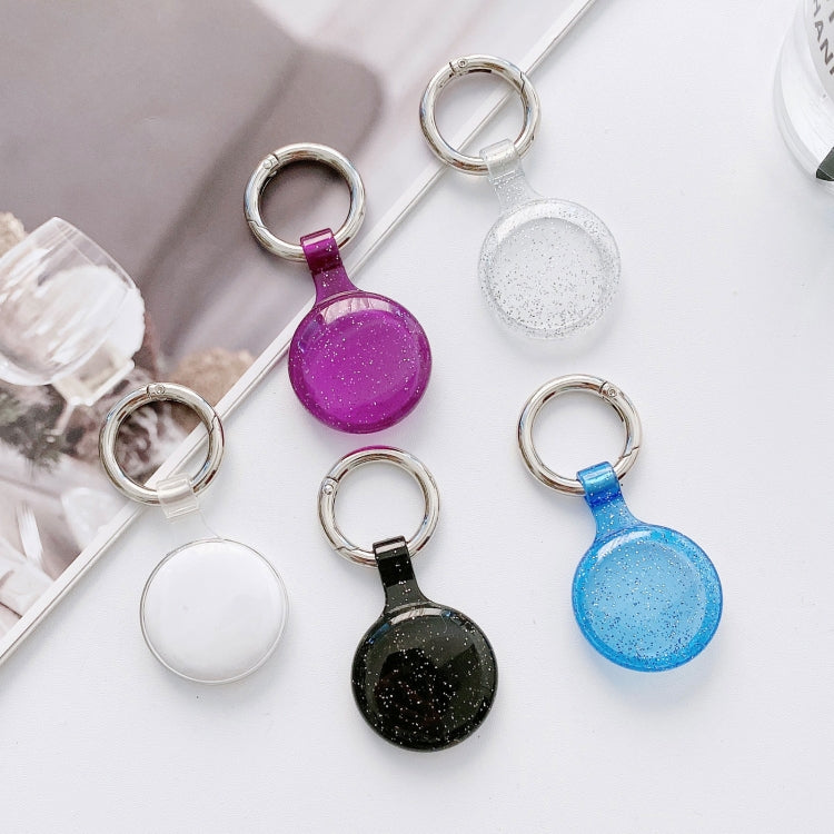 Étui de protection antichoc en TPU transparent anti-rayures avec anneau porte-clés, pour AirTag