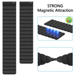 Universal Silicone Magnetic Replacement Strap Watchband, 20mm, 22mm, 20mm For Samsung Smart Watch, 22mm For Samsung Smart Watch
