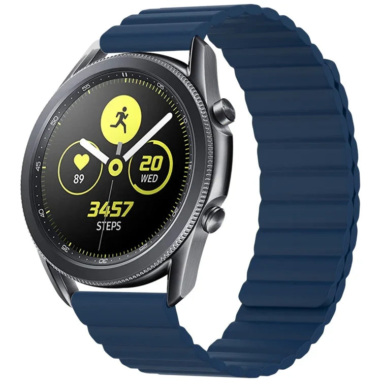 Universal Silicone Magnetic Replacement Strap Watchband, 20mm, 22mm, 20mm For Samsung Smart Watch, 22mm For Samsung Smart Watch