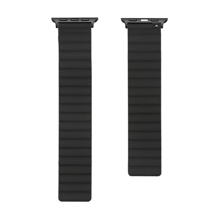 Bracelet de rechange magnétique en silicone, pour Apple Watch Series 7 41 mm / & 6 & SE & 5 & 4 40 mm, pour Apple Watch Series 7 45 mm / & 6 & SE & 5 & 4 44 mm