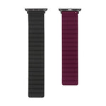 Bracelet de rechange magnétique en silicone, pour Apple Watch Series 7 41 mm / & 6 & SE & 5 & 4 40 mm, pour Apple Watch Series 7 45 mm / & 6 & SE & 5 & 4 44 mm