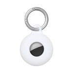 Étui de protection antichoc en silicone creux double face anti-rayures avec mousqueton, pour AirTag