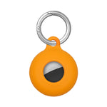 Étui de protection antichoc en silicone creux double face anti-rayures avec mousqueton, pour AirTag