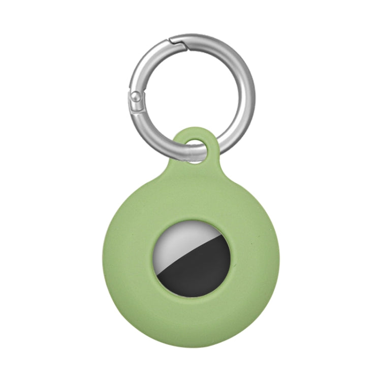 Étui de protection antichoc en silicone creux double face anti-rayures avec mousqueton, pour AirTag