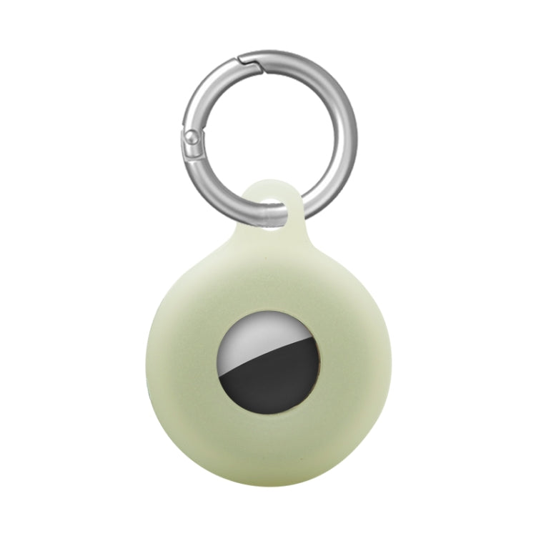 Étui de protection antichoc en silicone creux double face anti-rayures avec mousqueton, pour AirTag
