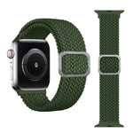 Bracelet de montre tressé élastique à boucle pour Apple Watch Series 9&8&7 41mm / SE 3&SE 2&6&SE&5&4 40mm / 3&2&1 38mm (couleur arc-en-ciel), pour Apple Watch Series 8&7 41mm / SE 2&6&SE&5&4 40mm / 3&2&1 38mm