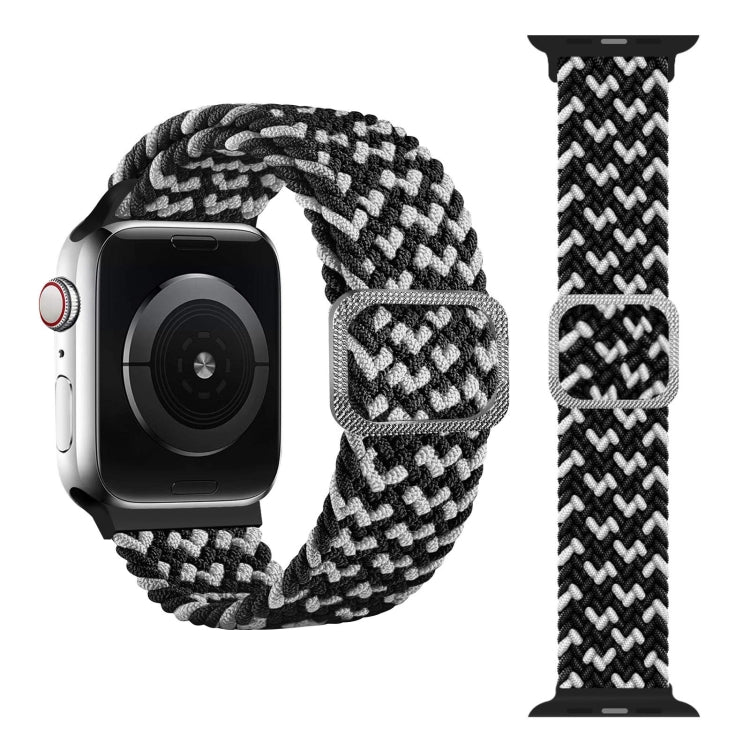 Bracelet de montre tressé élastique à boucle pour Apple Watch Series 9&8&7 41mm / SE 3&SE 2&6&SE&5&4 40mm / 3&2&1 38mm (couleur arc-en-ciel), pour Apple Watch Series 8&7 41mm / SE 2&6&SE&5&4 40mm / 3&2&1 38mm