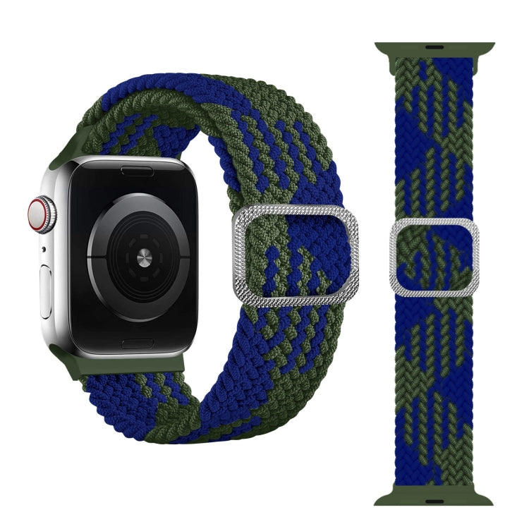 Bracelet de montre tressé élastique à boucle pour Apple Watch Series 9&8&7 41mm / SE 3&SE 2&6&SE&5&4 40mm / 3&2&1 38mm (couleur arc-en-ciel), pour Apple Watch Series 8&7 41mm / SE 2&6&SE&5&4 40mm / 3&2&1 38mm