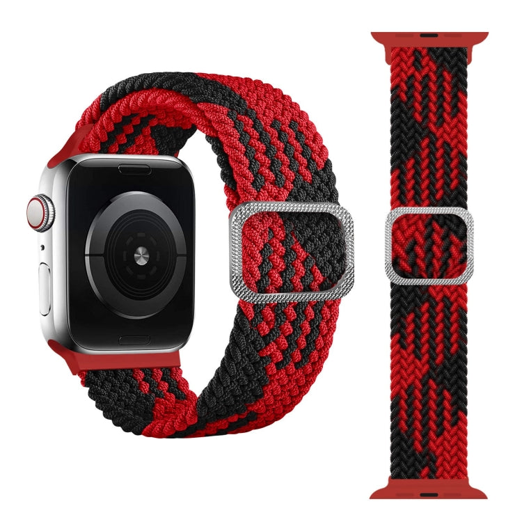 Bracelet de montre tressé élastique à boucle pour Apple Watch Series 9&8&7 41mm / SE 3&SE 2&6&SE&5&4 40mm / 3&2&1 38mm (couleur arc-en-ciel), pour Apple Watch Series 8&7 41mm / SE 2&6&SE&5&4 40mm / 3&2&1 38mm