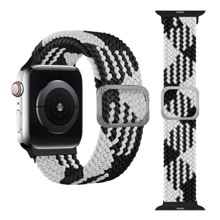 Bracelet de montre tressé élastique à boucle pour Apple Watch Series 9&8&7 41mm / SE 3&SE 2&6&SE&5&4 40mm / 3&2&1 38mm (couleur arc-en-ciel), pour Apple Watch Series 8&7 41mm / SE 2&6&SE&5&4 40mm / 3&2&1 38mm