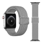 Bracelet de montre tressé élastique à boucle pour Apple Watch Series 9&8&7 41mm / SE 3&SE 2&6&SE&5&4 40mm / 3&2&1 38mm (couleur arc-en-ciel), pour Apple Watch Series 8&7 41mm / SE 2&6&SE&5&4 40mm / 3&2&1 38mm