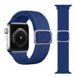 Bracelet de montre tressé élastique à boucle pour Apple Watch Series 9&8&7 41mm / SE 3&SE 2&6&SE&5&4 40mm / 3&2&1 38mm (couleur arc-en-ciel), pour Apple Watch Series 8&7 41mm / SE 2&6&SE&5&4 40mm / 3&2&1 38mm
