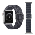 Bracelet de montre tressé élastique à boucle pour Apple Watch Series 9&8&7 41mm / SE 3&SE 2&6&SE&5&4 40mm / 3&2&1 38mm (couleur arc-en-ciel), pour Apple Watch Series 8&7 41mm / SE 2&6&SE&5&4 40mm / 3&2&1 38mm