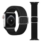 Bracelet de montre tressé élastique à boucle pour Apple Watch Series 9&8&7 41mm / SE 3&SE 2&6&SE&5&4 40mm / 3&2&1 38mm (couleur arc-en-ciel), pour Apple Watch Series 8&7 41mm / SE 2&6&SE&5&4 40mm / 3&2&1 38mm