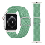 Bracelet de montre tressé élastique à boucle pour Apple Watch Series 9&8&7 41mm / SE 3&SE 2&6&SE&5&4 40mm / 3&2&1 38mm (couleur arc-en-ciel), pour Apple Watch Series 8&7 41mm / SE 2&6&SE&5&4 40mm / 3&2&1 38mm
