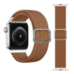 Bracelet de montre tressé élastique à boucle pour Apple Watch Series 9&8&7 41mm / SE 3&SE 2&6&SE&5&4 40mm / 3&2&1 38mm (couleur arc-en-ciel), pour Apple Watch Series 8&7 41mm / SE 2&6&SE&5&4 40mm / 3&2&1 38mm